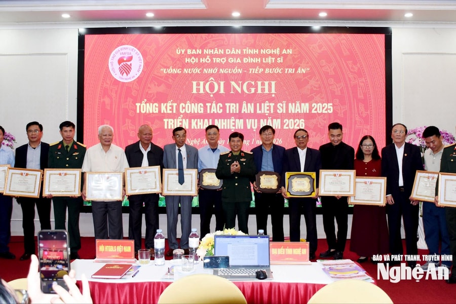 Hội Hỗ trợ gia đình liệt sĩ tỉnh Nghệ An: Tiếp tục tăng cường giáo dục, nâng cao nhận thức về tri ân liệt sĩ và đạo lý "Uống nước nhớ nguồn"