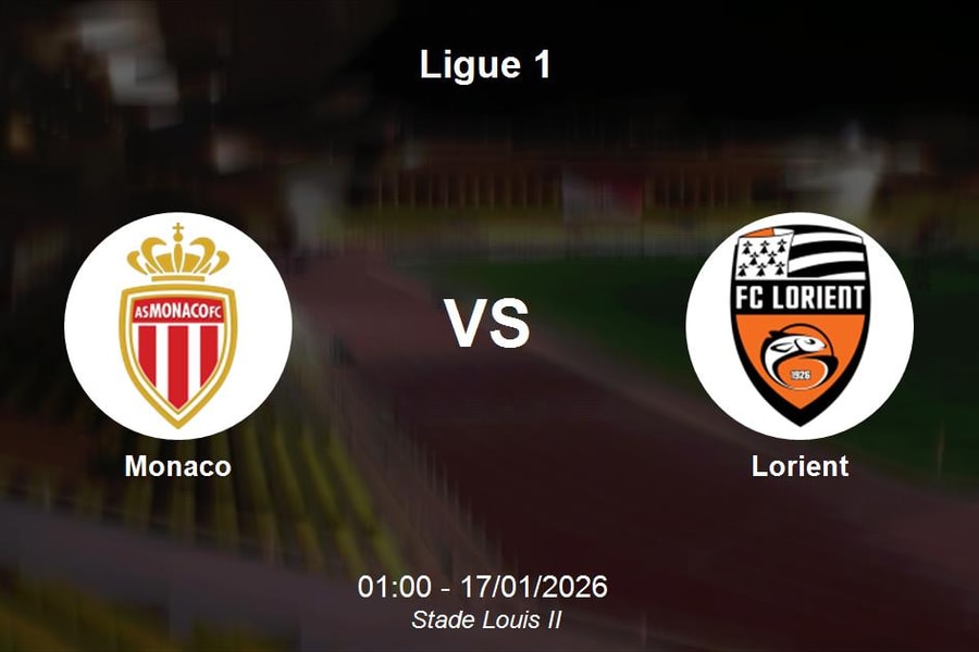 Nhận định Monaco vs Lorient - Ligue 1: Chủ nhà lo âu trước sự lỳ lợm của đội khách