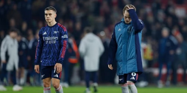 Arsenal lỡ cơ hội bứt phá: Odegaard sa sút, Gabriel Jesus trở thành gánh nặng