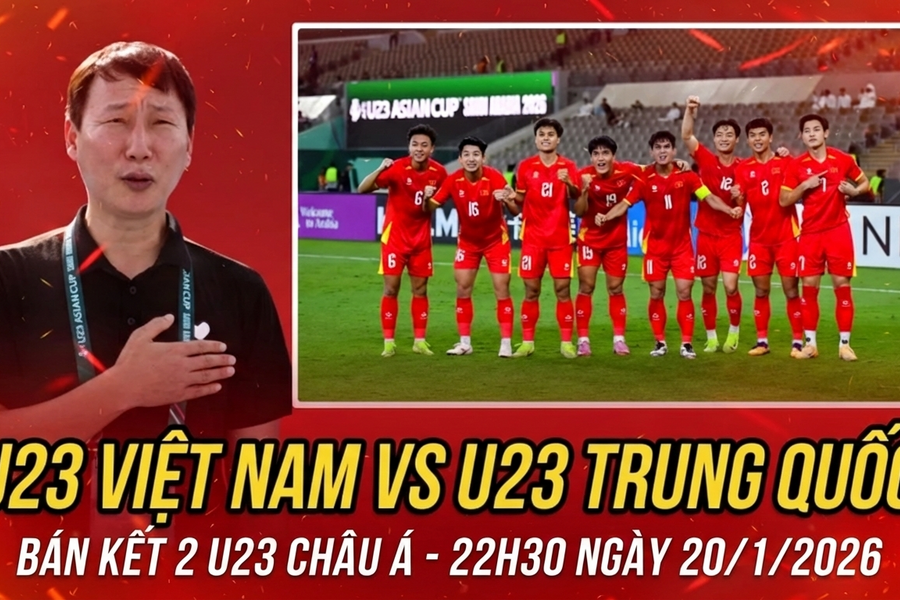 Link VTV5 VTV6 trực tiếp U23 Việt Nam đấu với U23 Trung Quốc