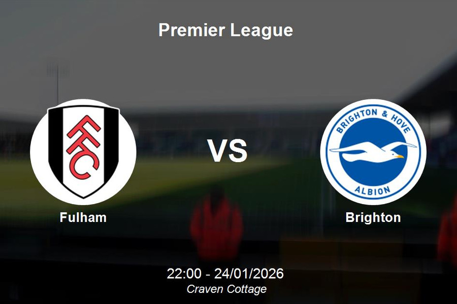 Nhận định Fulham vs Brighton - Vòng 23 Premier League: Điểm tựa Craven Cottage