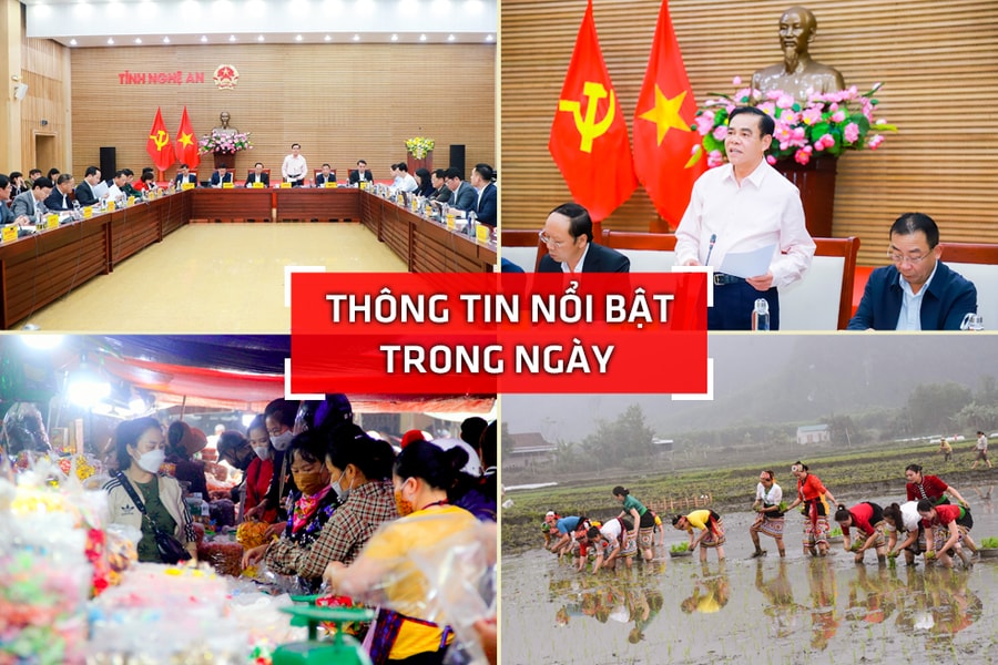 Nghệ An: Thông tin nổi bật ngày 26/1