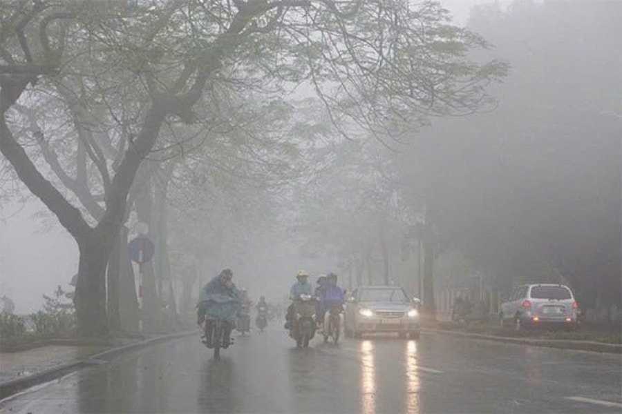 Thời tiết ngày 27/1: Bắc Bộ sương mù bao phủ, vùng núi có nơi rét đậm dưới 11 độ C