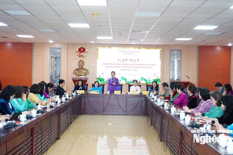 Nghệ An gặp mặt nữ đại biểu Quốc hội, Hội đồng nhân dân tỉnh, nữ lãnh đạo quản lý cấp tỉnh