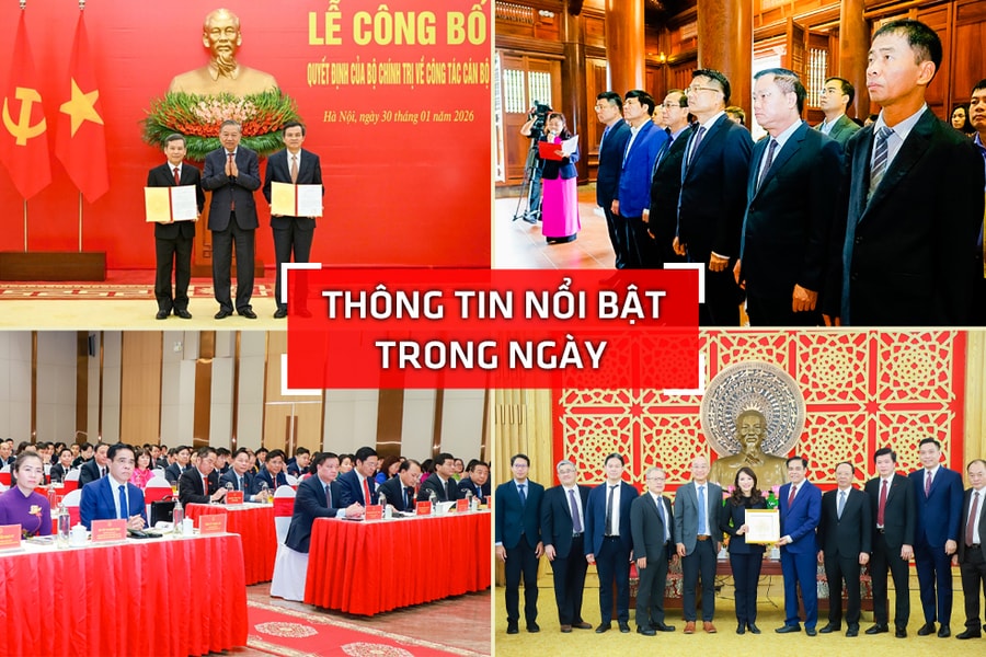 Nghệ An: Thông tin nổi bật ngày 30/1