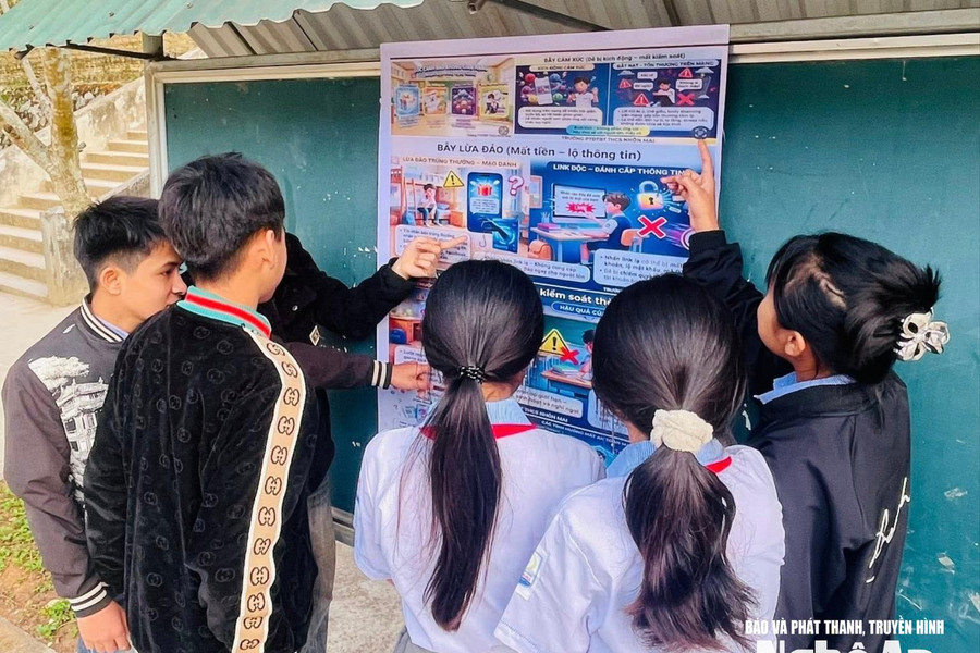 “Lá chắn” cho học sinh trước rủi ro trên không gian mạng