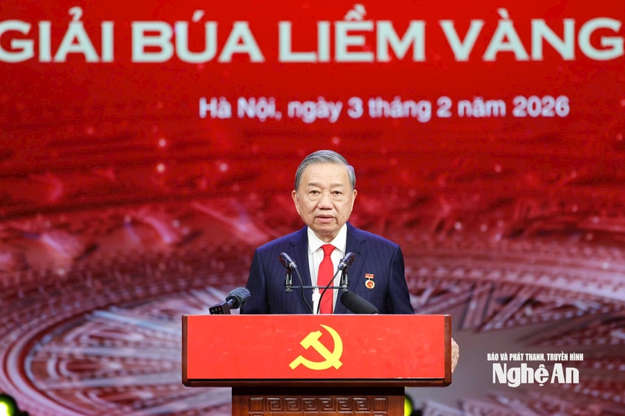 Toàn văn bài phát biểu của Tổng Bí thư Tô Lâm tại Lễ tuyên dương Bí thư Chi bộ xuất sắc và trao Giải Búa liềm Vàng lần thứ X