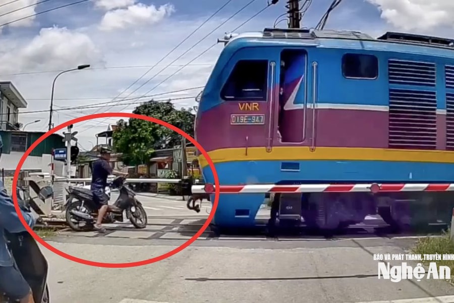 Nhiều nguy cơ mất an toàn trên tuyến đường sắt Bắc - Nam qua Nghệ An