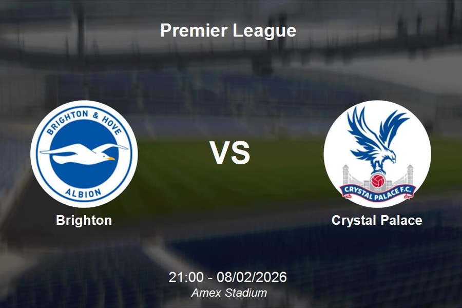 Nhận định Brighton vs Crystal Palace - Premier League: Derby M23 rực lửa tại Amex