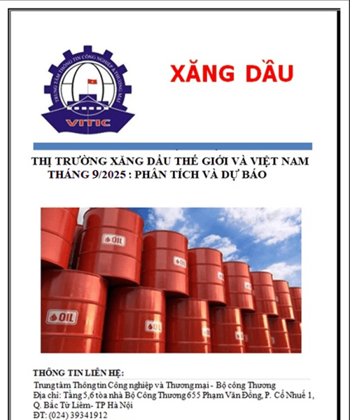 Diễn biến giá xăng dầu thế giới tháng 9/2025 và dự báo thị trường tháng 10