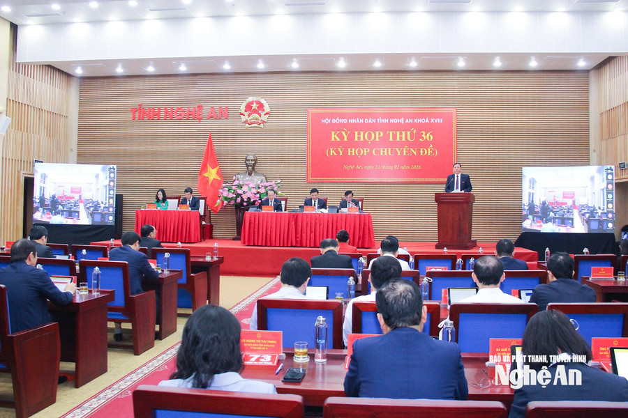 HĐND tỉnh Nghệ An tổ chức kỳ họp chuyên đề thông qua 4 nghị quyết quan trọng
