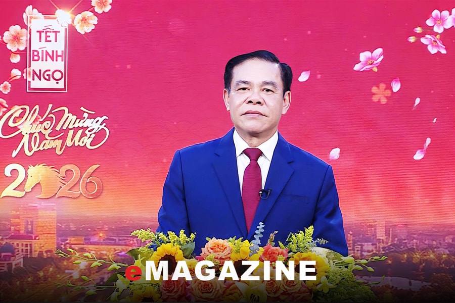 Đồng chí Võ Trọng Hải - Phó Bí thư Tỉnh ủy, Chủ tịch UBND tỉnh Nghệ An chúc Tết giao thừa Xuân Bính Ngọ 2026