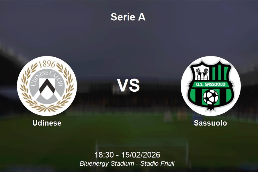 Nhận định Udinese vs Sassuolo - Serie A: Cuộc chiến nảy lửa tại Bluenergy Stadium