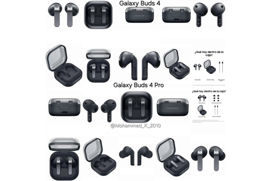 Samsung Galaxy Buds 4 Pro rò rỉ ảnh thực tế: Thiết kế mới nhưng thiếu loa tìm kiếm