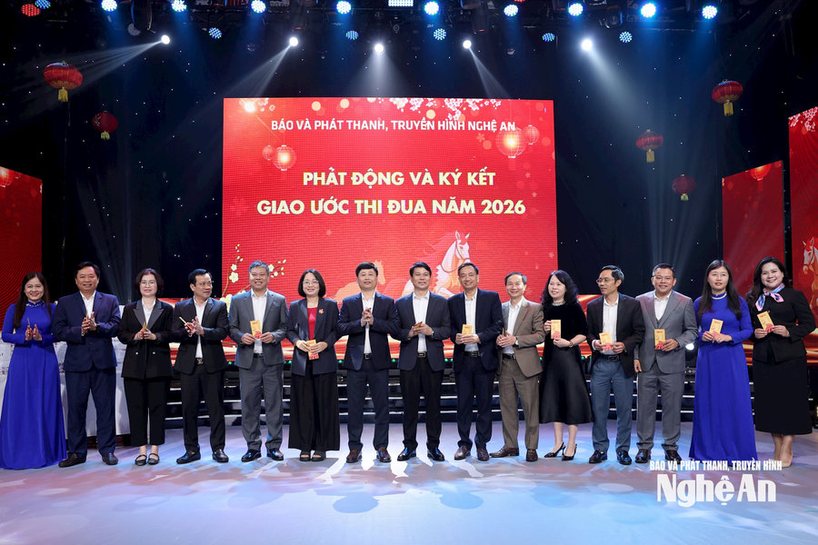 Báo và phát thanh, truyền hình Nghệ An gặp mặt đầu Xuân Bính Ngọ 2026