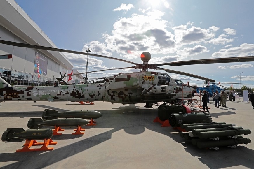 Trực thăng Mi-28 Nga tăng cường sức mạnh với tên lửa chống tăng siêu âm Khrizantema-M