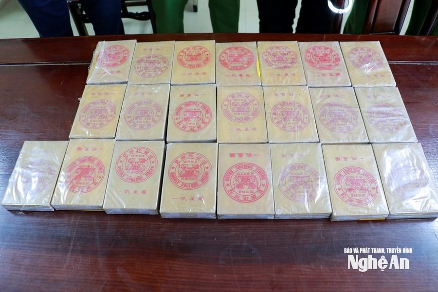 Công an Nghệ An triệt xóa đường dây mua bán trái phép chất ma túy, thu giữ 22 bánh hêrôin