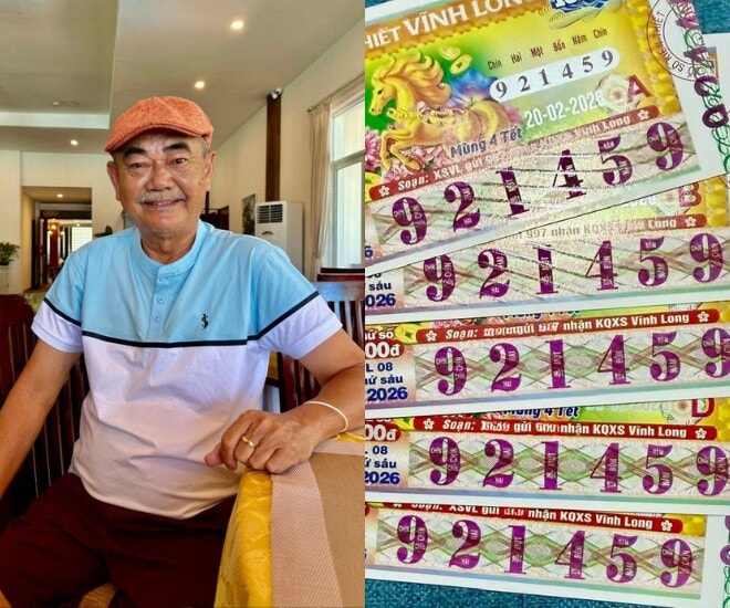 NSND Việt Anh và diễn viên Trung Dũng bất ngờ trúng số đầu năm Bính Ngọ 2026