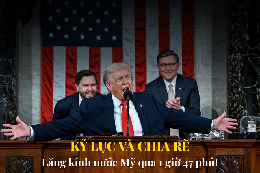 Kỷ lục và chia rẽ: Lăng kính nước Mỹ qua 1 giờ 47 phút