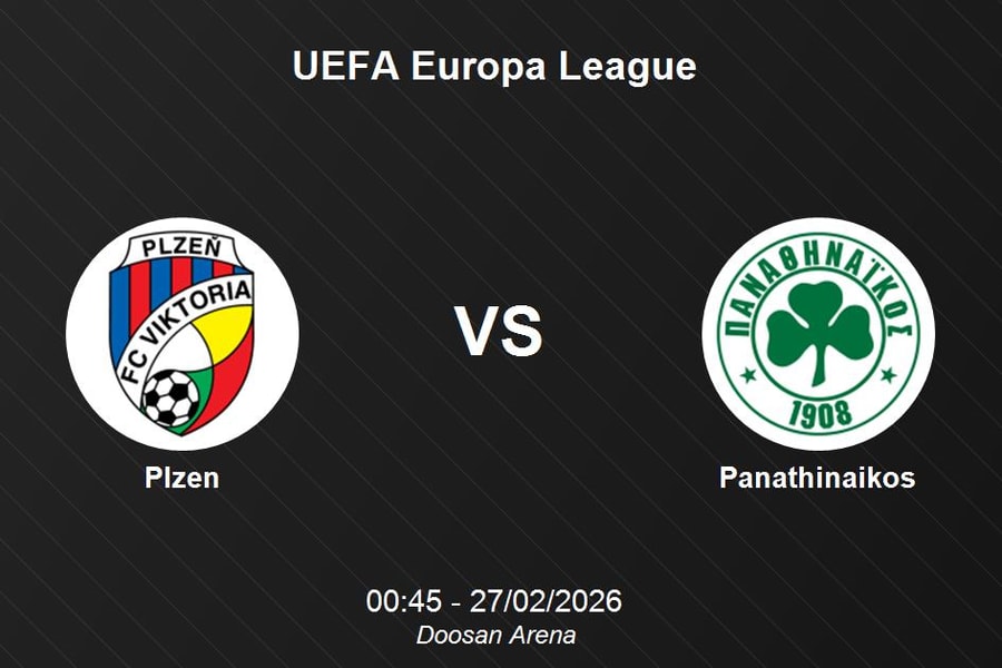 Nhận định Plzen vs Panathinaikos - UEFA Europa League: Thử thách tại pháo đài Doosan Arena