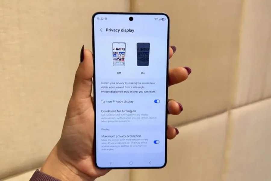 Privacy Display trên Galaxy S26 Ultra: Giải pháp bảo mật màn hình thông minh hơn miếng dán riêng tư