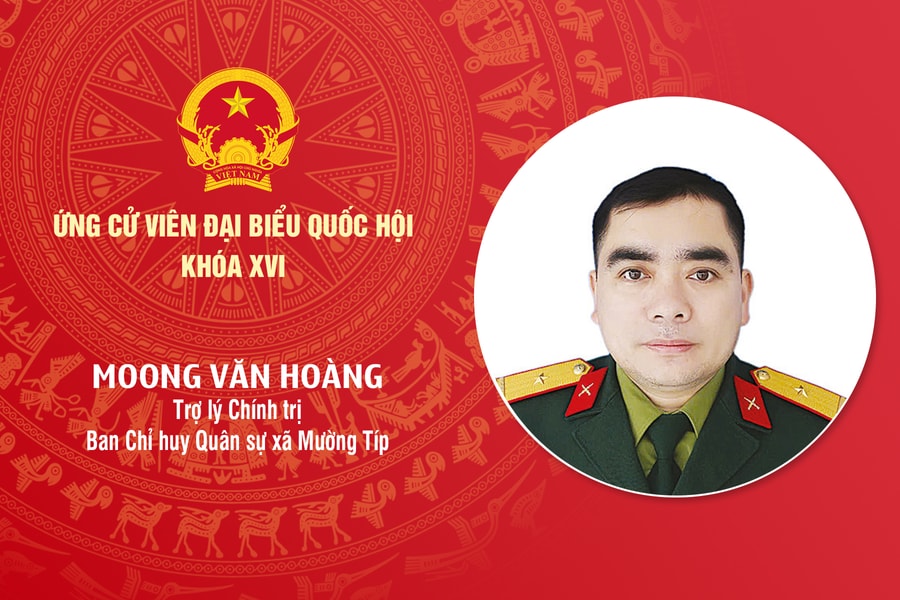 Tiểu sử ứng cử viên Đại biểu Quốc hội khóa XVI Moong Văn Hoàng