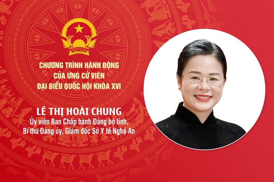 Chương trình hành động của bà Lê Thị Hoài Chung - ứng cử viên ĐBQH khóa XVI tỉnh Nghệ An