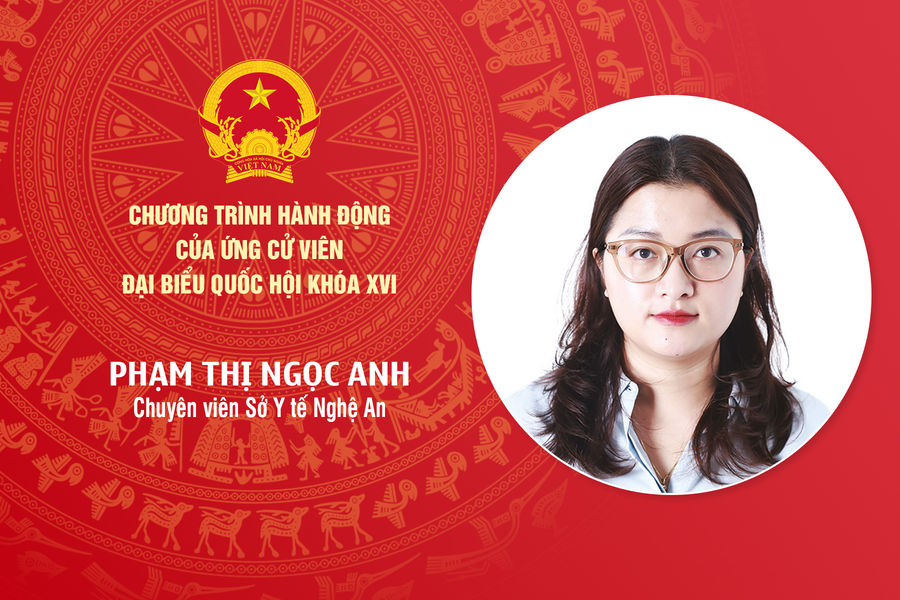 Chương trình hành động của bà Phạm Thị Ngọc Anh - ứng cử viên ĐBQH khóa XVI tỉnh Nghệ An