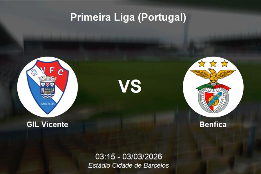 Nhận định GIL Vicente vs Benfica - Thử thách cho chuỗi bất bại tại Primeira Liga