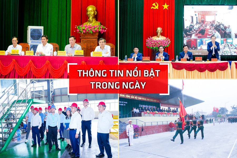Nghệ An: Thông tin nổi bật ngày 2/3