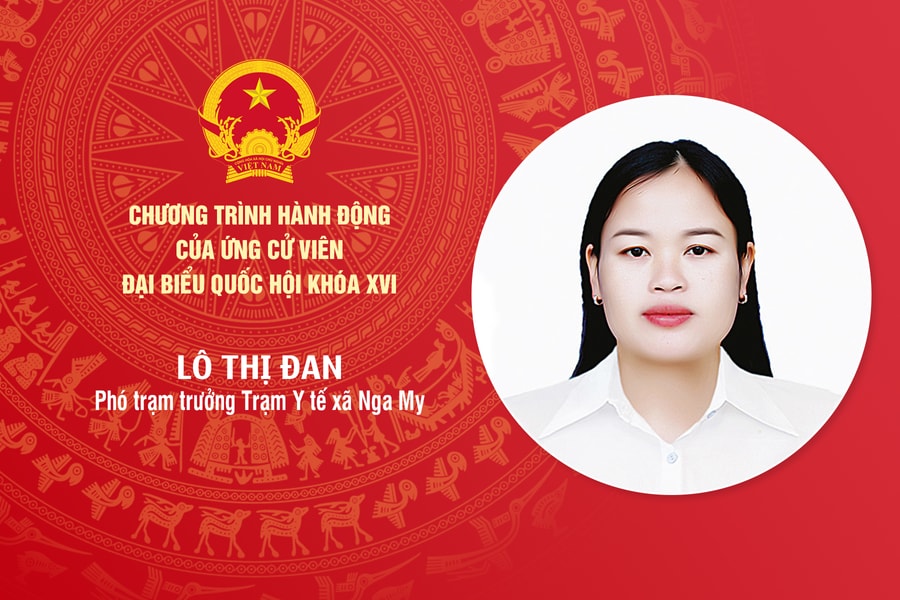 Chương trình hành động của bà Lô Thị Đan - ứng cử viên ĐBQH khóa XVI tỉnh Nghệ An