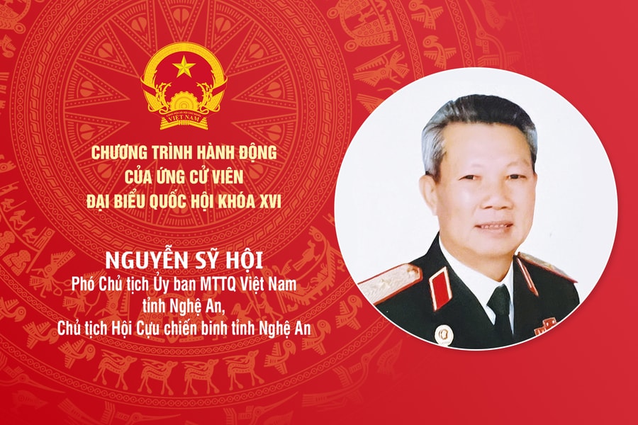 Chương trình hành động của ông Nguyễn Sỹ Hội - ứng cử viên ĐBQH khóa XVI tỉnh Nghệ An