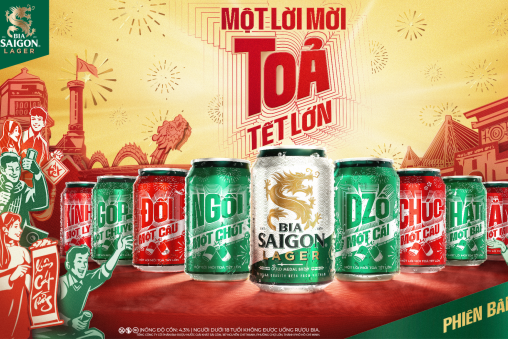 Đưa lời mời vào bộ sưu tập giới hạn: Cách Bia Saigon truyền tải tinh thần 'tỏa Tết lớn' trong dịp Tết Bính Ngọ