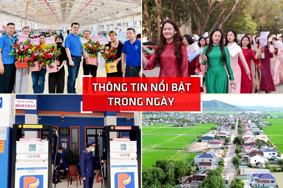 Nghệ An: Thông tin nổi bật ngày 8/3