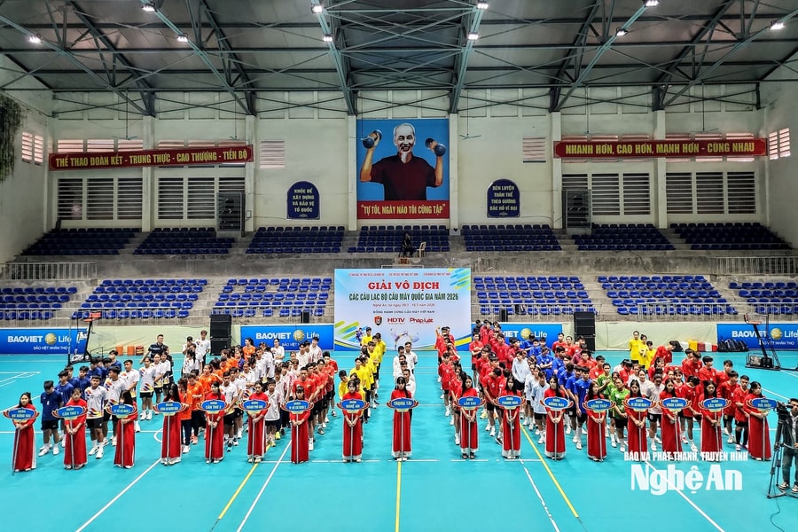 Nghệ An Khai mạc Giải vô địch các Câu lạc bộ Cầu mây Quốc gia năm 2026