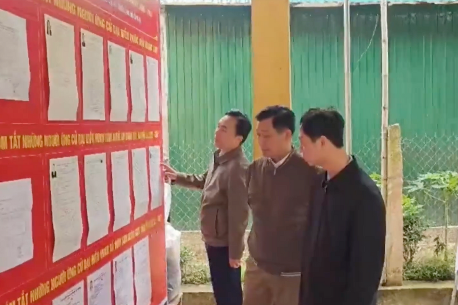 Xã Môn Sơn sẵn sàng cho công tác bầu cử sớm tại các bản vùng sâu, vùng xa