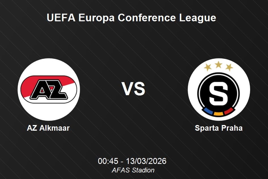 Nhận định AZ Alkmaar vs Sparta Praha - UEFA Europa Conference League
