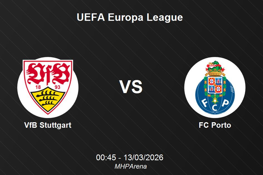 Nhận định VfB Stuttgart vs FC Porto - Vòng bảng UEFA Europa League