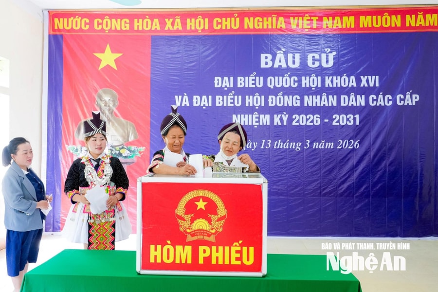 Toàn cảnh: Bầu cử đại biểu Quốc hội khoá XVI và HĐND các cấp nhiệm kỳ 2026-2031 tại Nghệ An