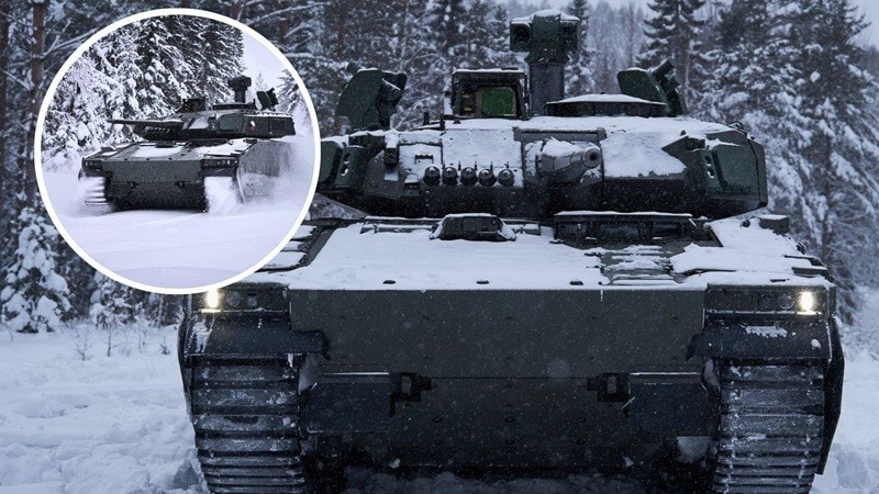 Quân đội Séc thử nghiệm xe chiến đấu bộ binh CV9030CZ Mk IV trong điều kiện băng giá