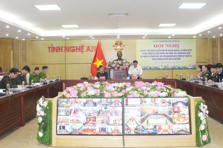 Nghệ An là 1 trong 6 địa phương thực hiện tốt kế hoạch bảo vệ động vật hoang dã