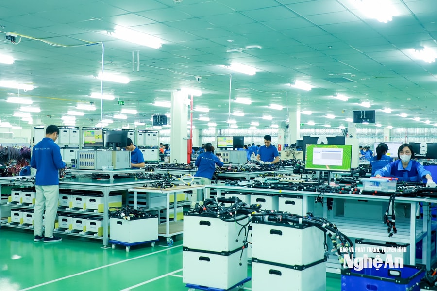 Nghệ An vào tốp 10 toàn quốc về Chỉ số sản xuất công nghiệp