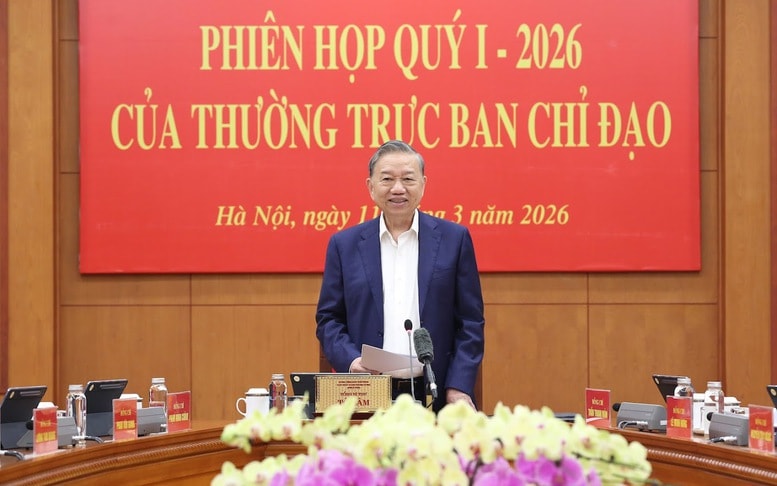 Thông báo Kết luận của Tổng Bí thư Tô Lâm, Trưởng Ban Chỉ đạo Trung ương về hoàn thiện thể chế, pháp luật tại Phiên họp quý I/2026