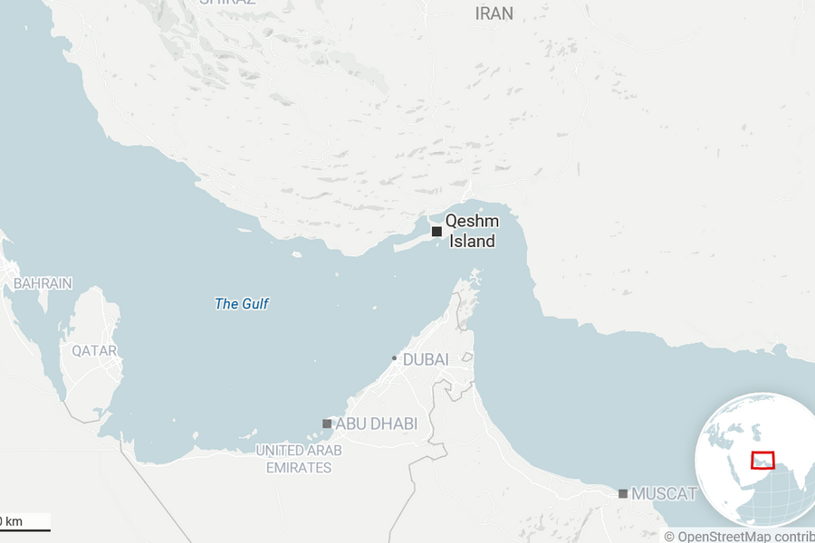Chiến lược pháo đài ngầm của Iran tại đảo Qeshm án ngữ eo biển Hormuz