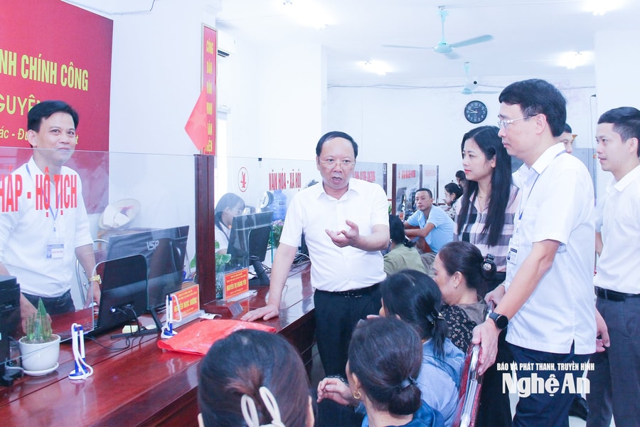 Ngành Tư pháp Nghệ An đồng hành, phục vụ người dân và doanh nghiệp