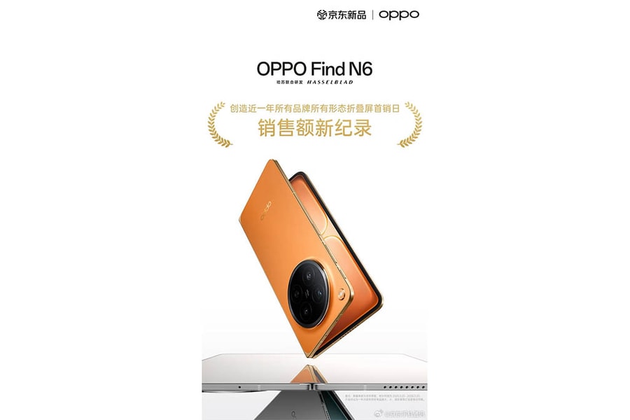 OPPO Find N6 lập kỷ lục doanh số ngày đầu mở bán nhờ công nghệ màn hình không nếp gấp