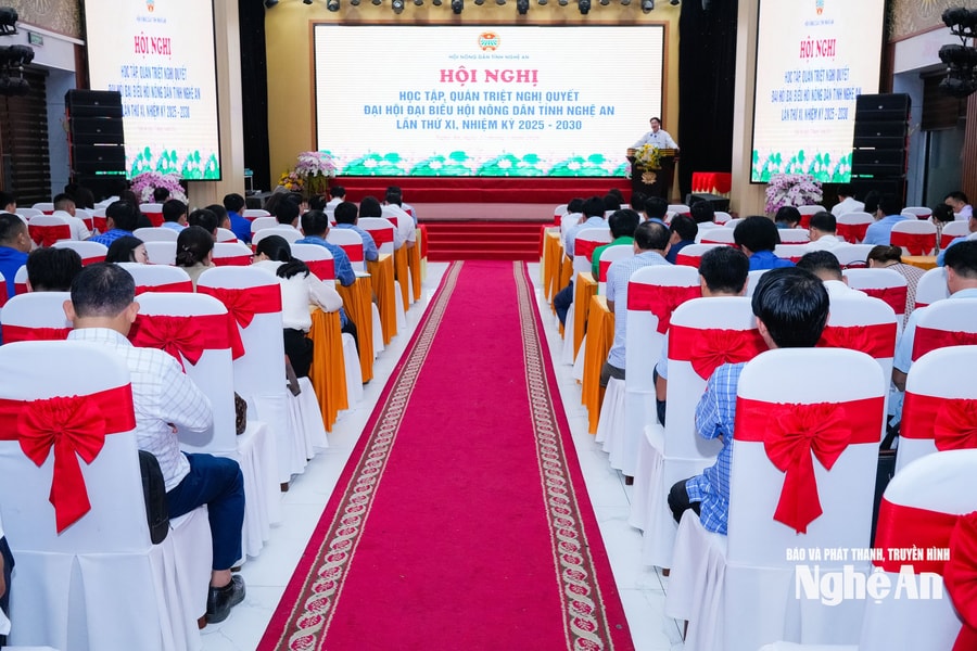 Quán triệt Nghị quyết Đại hội đại biểu Hội Nông dân tỉnh lần thứ XI, nhiệm kỳ 2025 – 2030