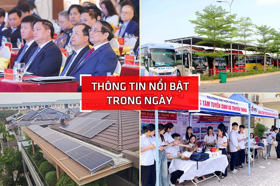 Nghệ An: Thông tin nổi bật ngày 29/3