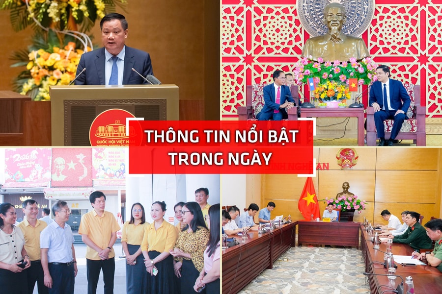 Nghệ An: Thông tin nổi bật ngày 31/3