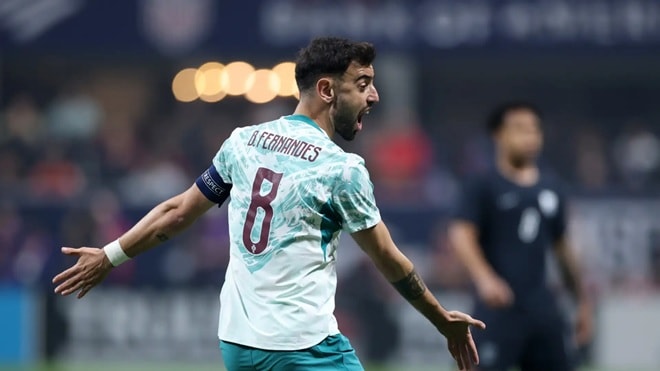 Bồ Đào Nha hạ gục Mỹ 2-0: Đẳng cấp Bruno Fernandes và bài toán khó cho Pochettino